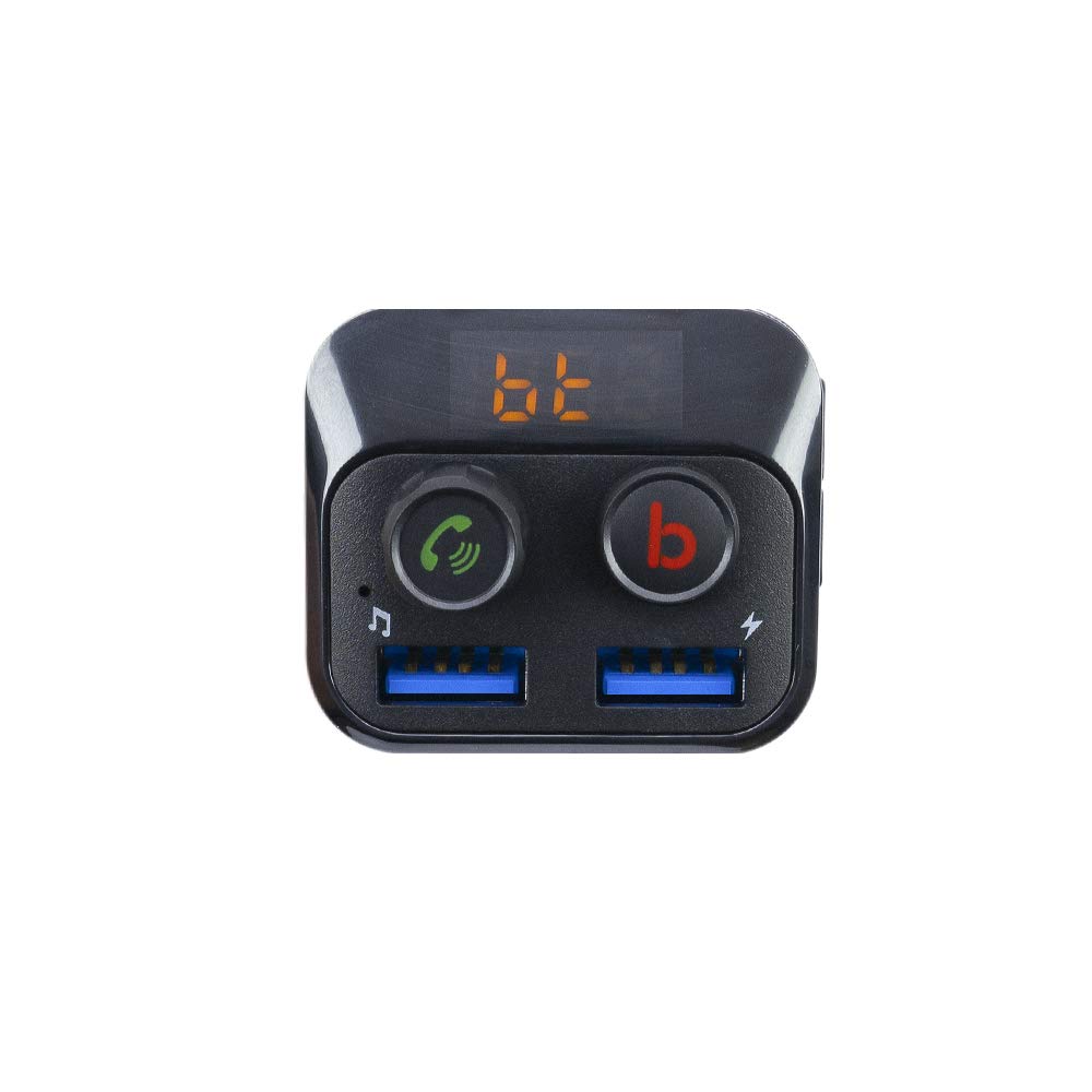 Modulator FM PNI Valentine F250 Bluetooth 5.0, odtwarzacz MP3, nadajnik FM, gniazdo Micro SD, podwójne złącze USB, szybkie ładowanie urządzeń mobilnych, przycisk Super Bass