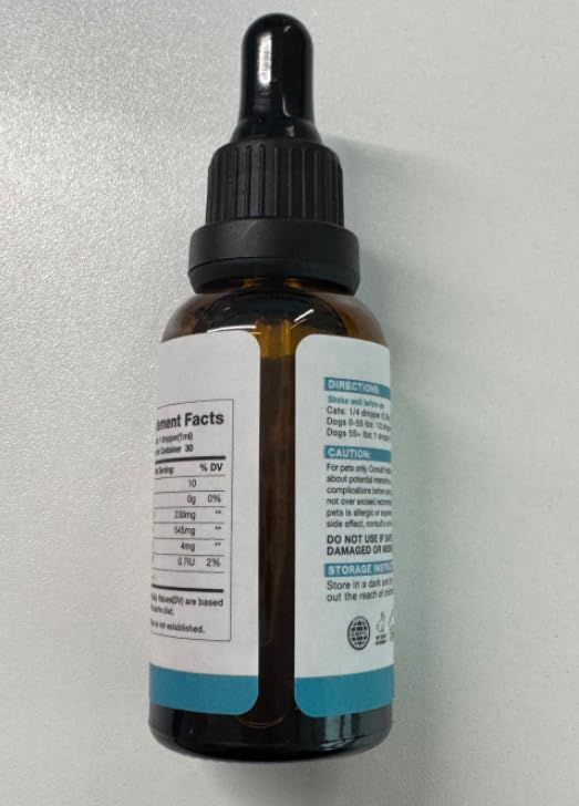 Image of (3 Packs) Pet Oil for Dogs and Cats - Calming Oil Drop, Organic Pets Oils