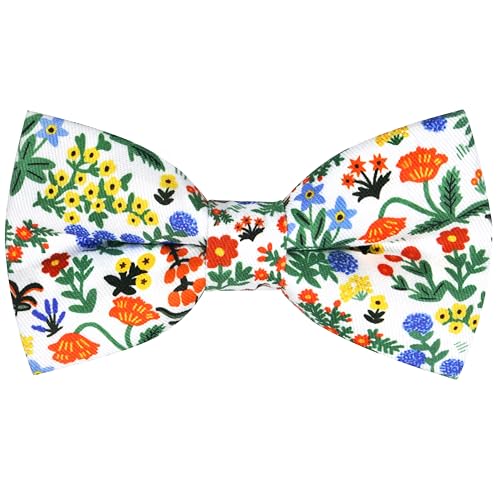 Image of Colorful Fun Pattern Pre-Tied Bow Tie Mens Floral Space Adjustable Bowtie