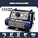 STEALTH Air Compressor 1 Gallon, 1/2HP Max 125 PSI, Induction Motor, 0.8 CFM@90PSI, 1.3 CFM@40PSI, Oil-Free Maintenance Free Light Weight Electric Air Tools for Drilling, Nailing, Grinding, SAUQ-1105
