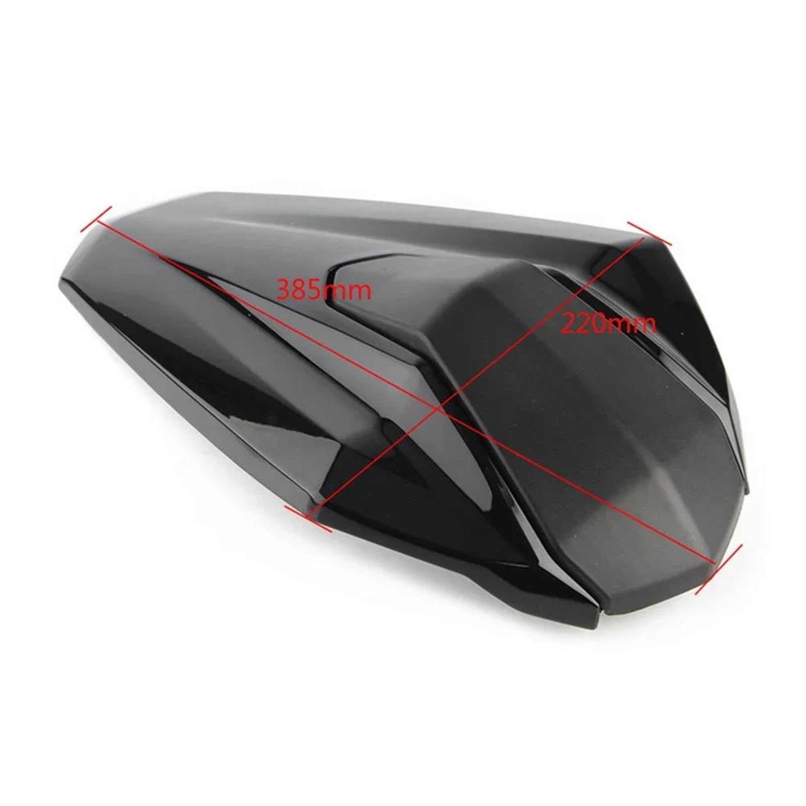 Codone monoposto moto Coprisella Posteriore Monoposto (Cowl) Per Moto Componente Carena Per Per NINJA 400 Per Z400 KRT EX400 (2017-2023)(Nero opaco)