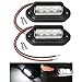 Produktbild SHUBEIEUMI LED Kennzeichenbeleuchtung, 2PCS 6 SMD LED Kennzeichenleuchte, 12V-24V DC Universal Nummernschildlampe