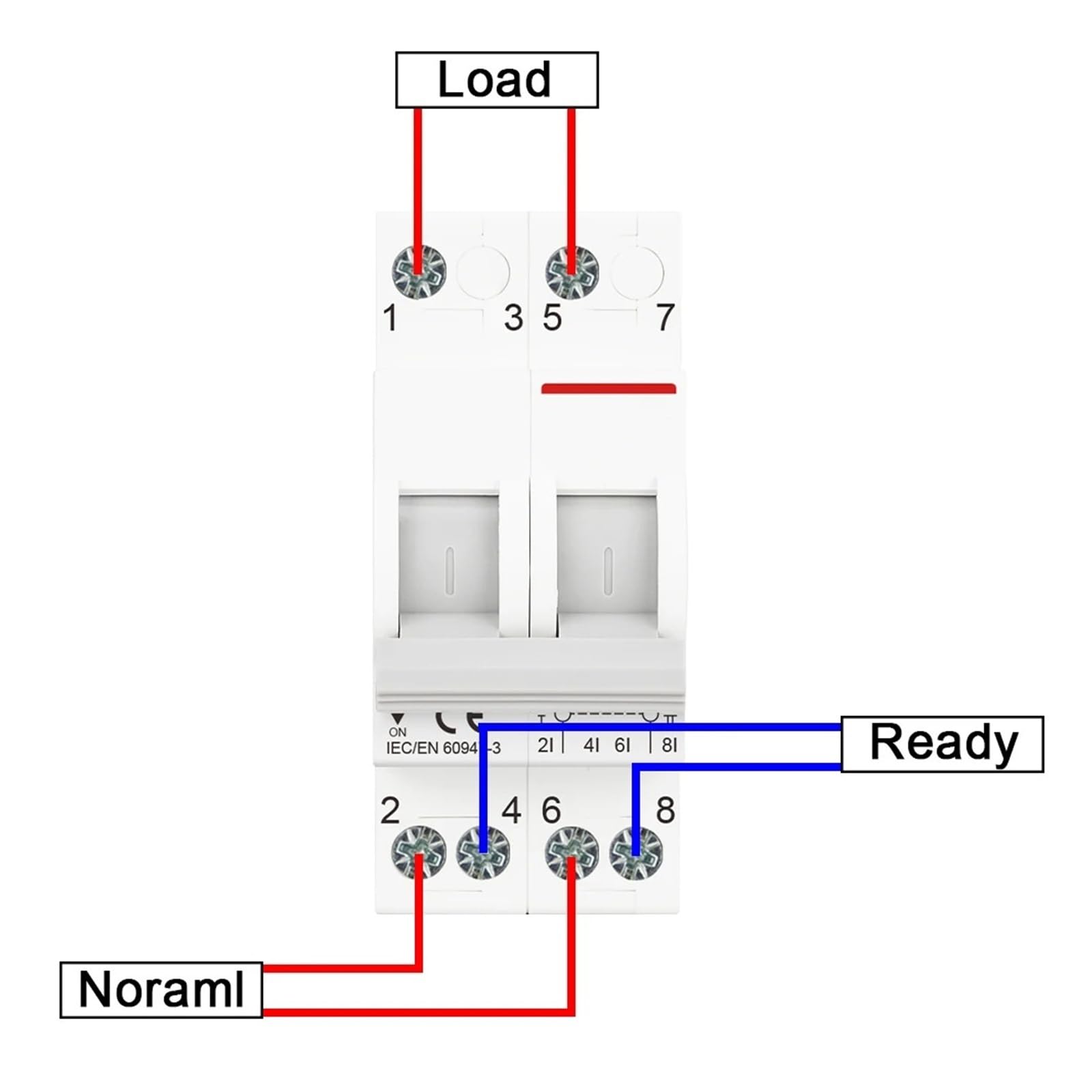 2P 40A 63A 125A AC400V Modulare Doppia Alimentazione Manuale Interruttore di Trasferimento AC Isolamento Sezionatore Interruttore Circuito
