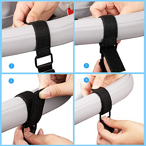 Baby Stroller Organizer with Cup Holder, Universal Non-Slip Stroller Accessories Caddy Bag Fits for Uppababy, Baby Jogger, Britax, BOB and Pet Stroller, Stroller Hooks/ Extra Storage –Baby Shower Gift