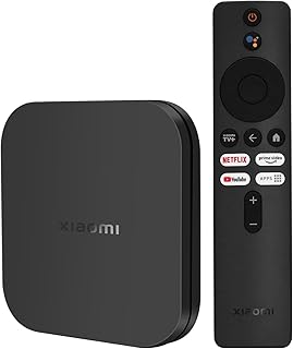 Xiaomi TV Box S 4K 2Nd Generation | Mibox avec résolution 4K Ultra HD | Compatible avec Google TV | WiFi Double Bande et Bluetooth 5.2 | Android TV 10.0 intégré | Couleur Noire