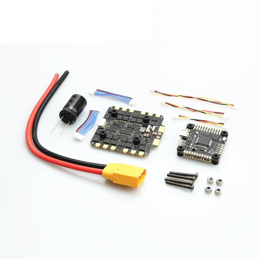 Części do dronów do TEARCKEP F722 90A Stack F7 kontroler lotu 3-8S i 4w1 BLheli_S ESC dla RC 33 cm 38.1 cm dla FPV Freestyle Racing Drone (F722 Flight Control)