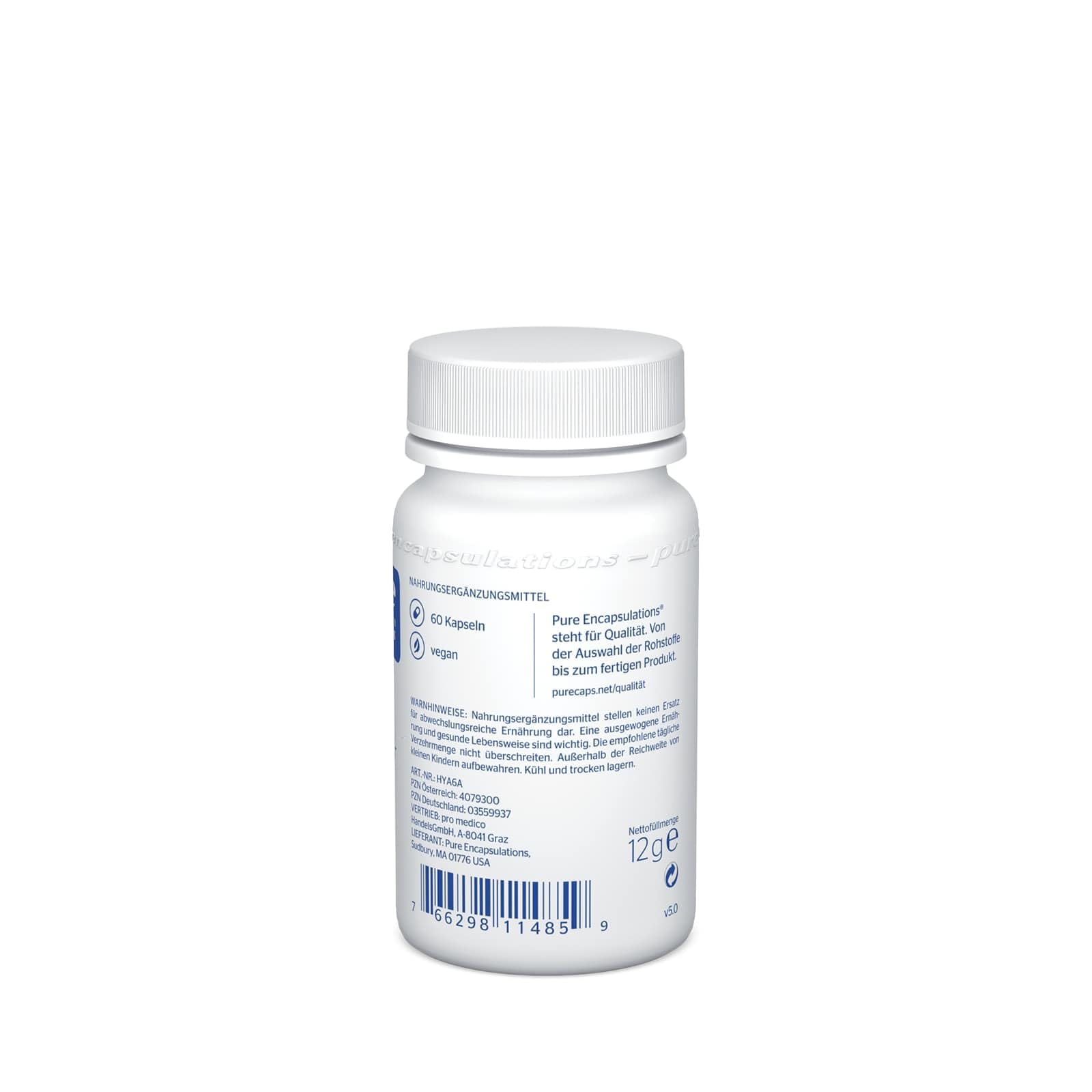 Pure Encapsulations - Hyaluronsäure - Hautpflege, Gesichtspflege - 60 Kapseln