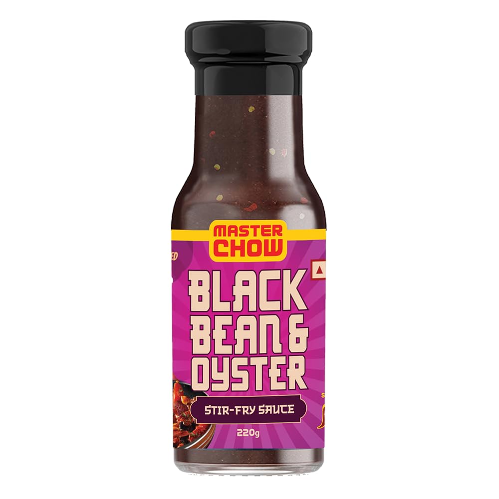 Black Bean, Chilli & Garlic Stir Fry Cooking Sauce - 220 GMS | Medium Spicy | Serves 4-5 Meals | Tokyo Drift Sauce
