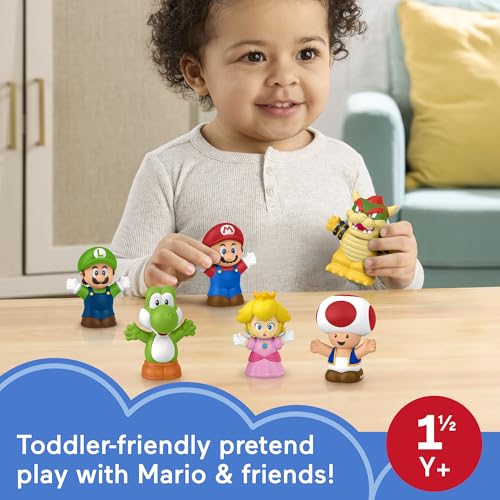 Fisher-Price Little People My Mario 6-Piece Character Figure Set - image 2