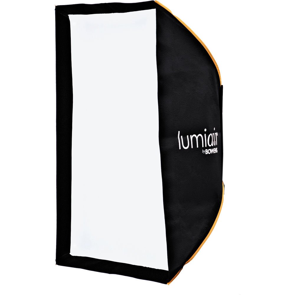 Front view of the Bowens Lumiair Softbox 60x80, showing the white diffusion panel