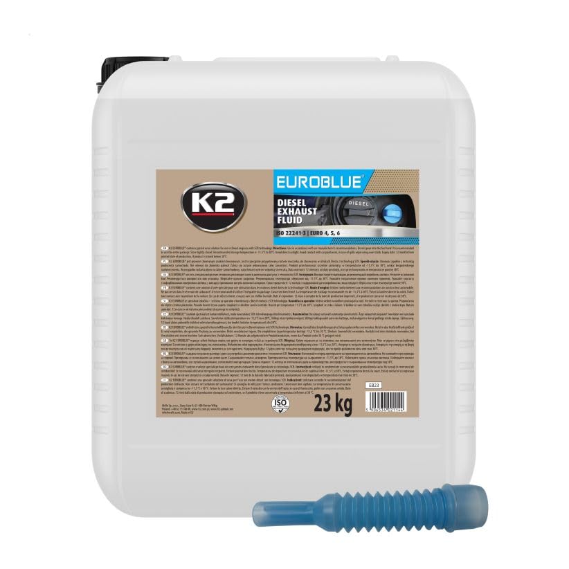 K2 Aditivo Adblue con Cánula 20L - Solución Urea para Automóviles y Camiones Diésel - Reducción de Emisiones NOx para Motores con Sistema SCR (1)