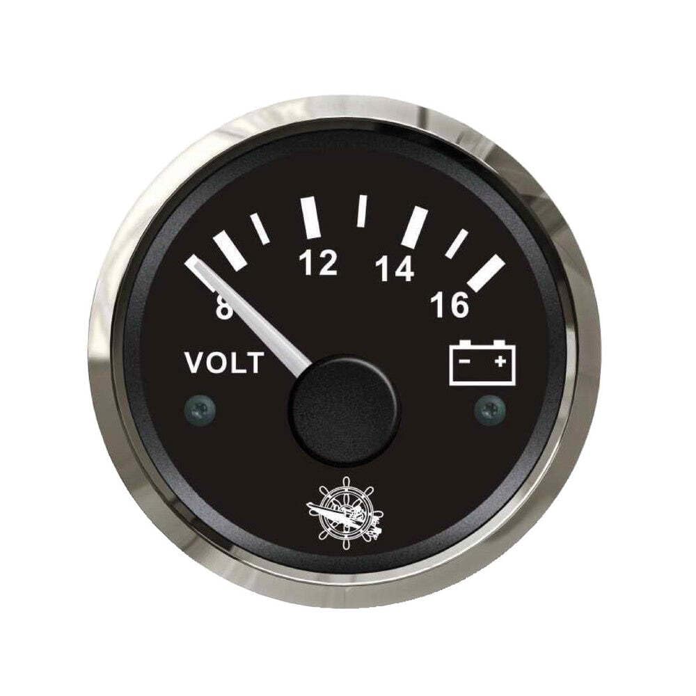 OSCULATI Voltmetro 8/16 V Nero/Lucida