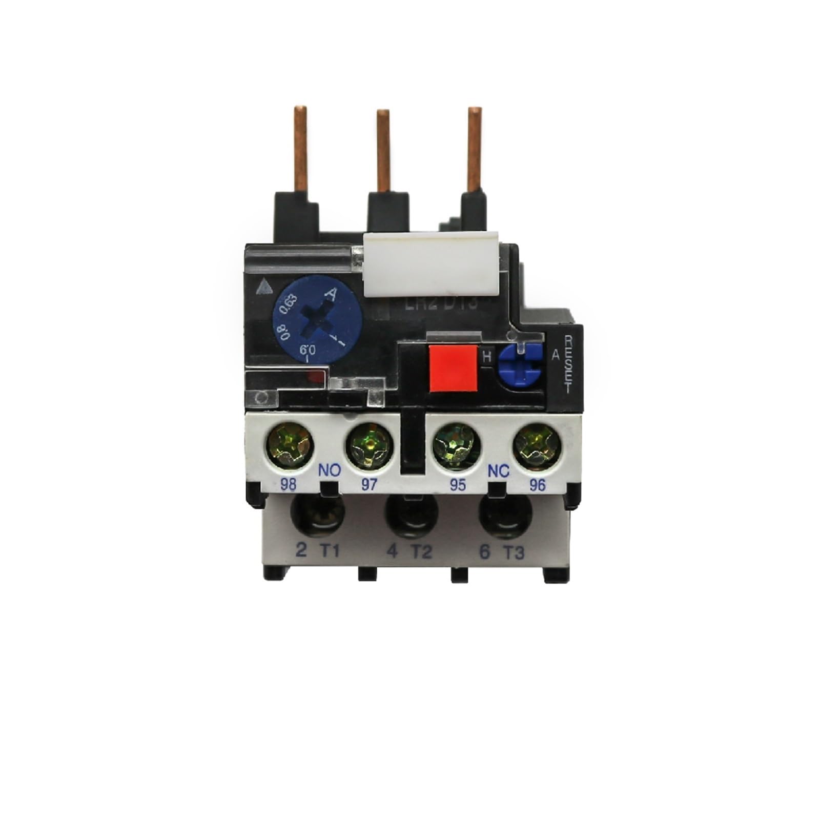 GVBAEPIEO JR28-25 Thermal Overload Relay 1.6A 2.5A 4A 8A 10A 13A 18A 25A LR2D13 Adjustable Over Current Protection 1Pcs(0.63-1A)