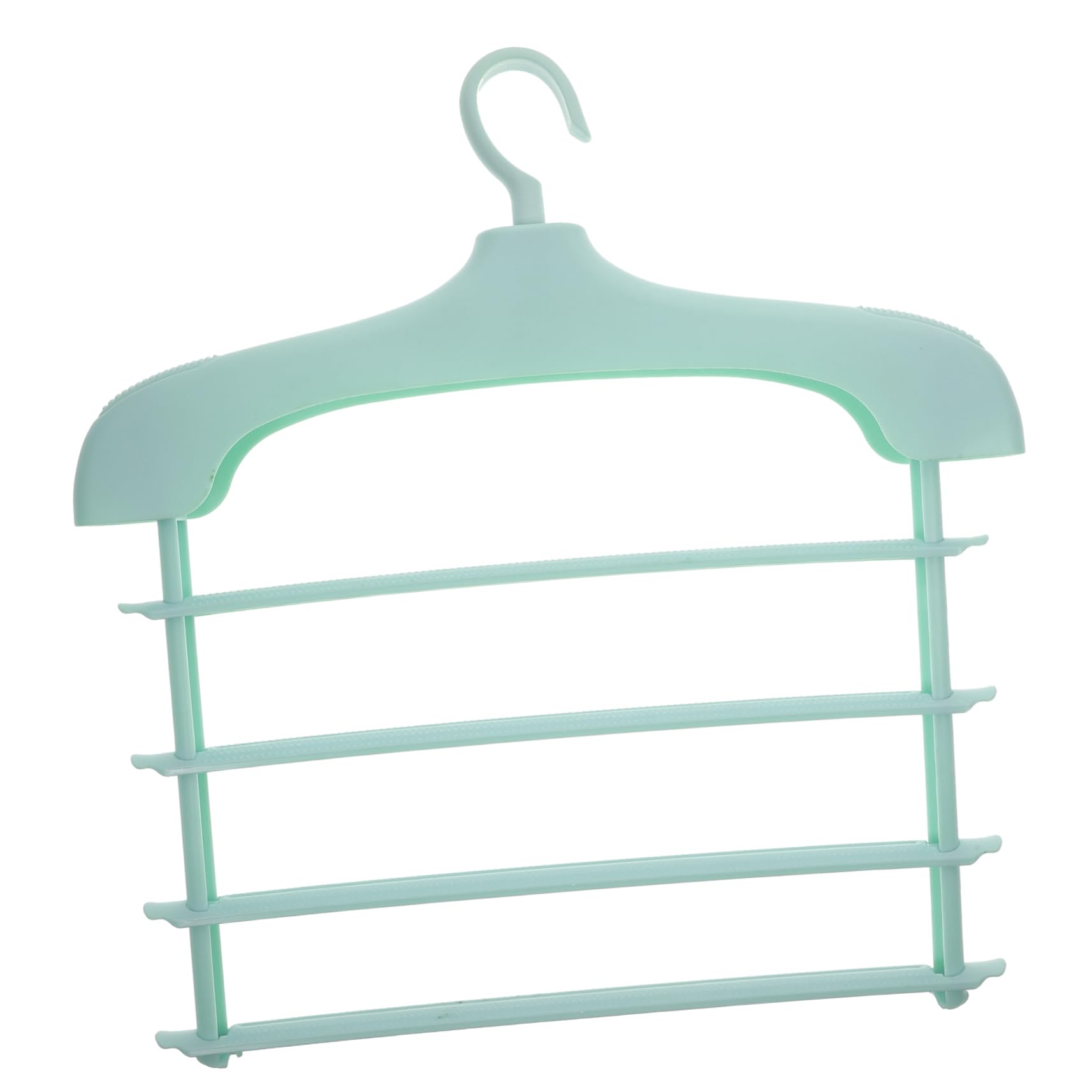 MUSISALY Coat Hanger Pants Hangers Necktie Hanger Trouser Hanger Pants Storage Rack Denim Pants Tie Rack Hanger Pants Rack Closet Ties Hangers Hanger for Pants Scarf Hanger Sky-Blue Pp