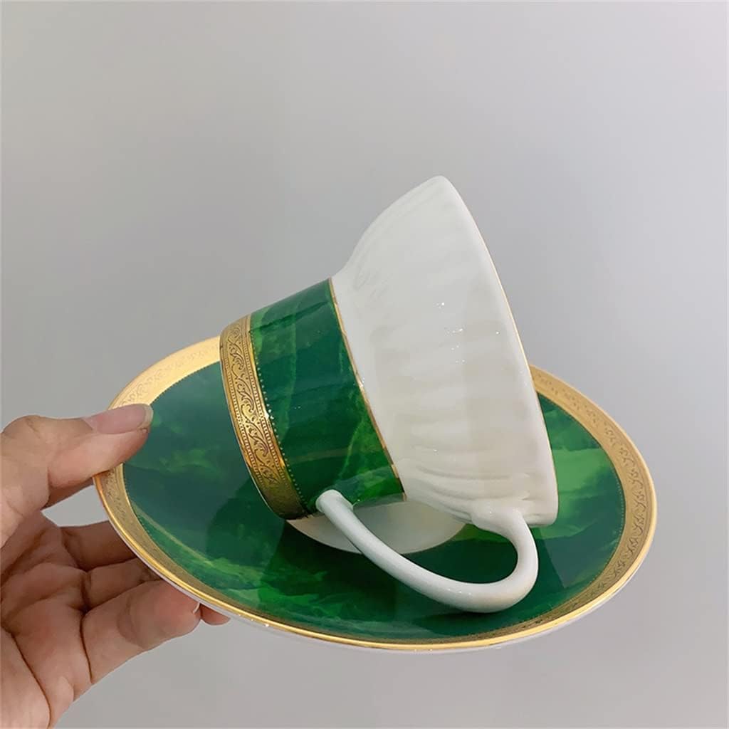 Embossed Loose Tea Cup Holder Coffee Set