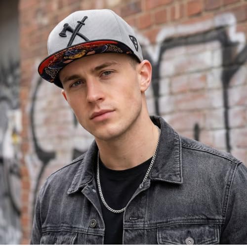 Image of Capiche [99+ Variations Snapback Cap Men's Cap - Baseball - Hat - Art - Unisex - Visor - Men - One Size - Tattoo - Men - Women