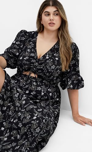 Image of City Chic Women's Plus Size Maxi Dress - Jolene Print