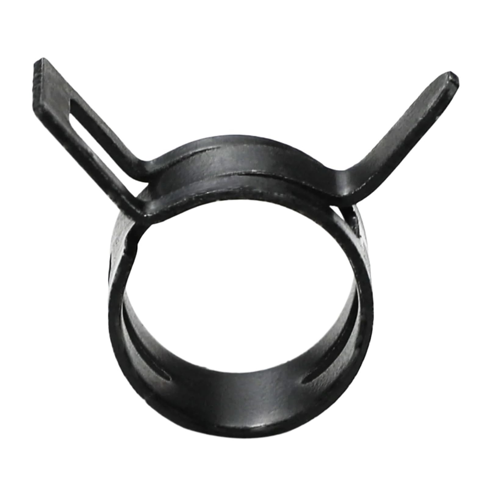 24pcs Vacuum Fuel Hose Clamps Black Spring Line Water Pipe Clamp Air Tube Fastener Clips Steel Pinch 6-38mm Parasol(24pcs 12mm)