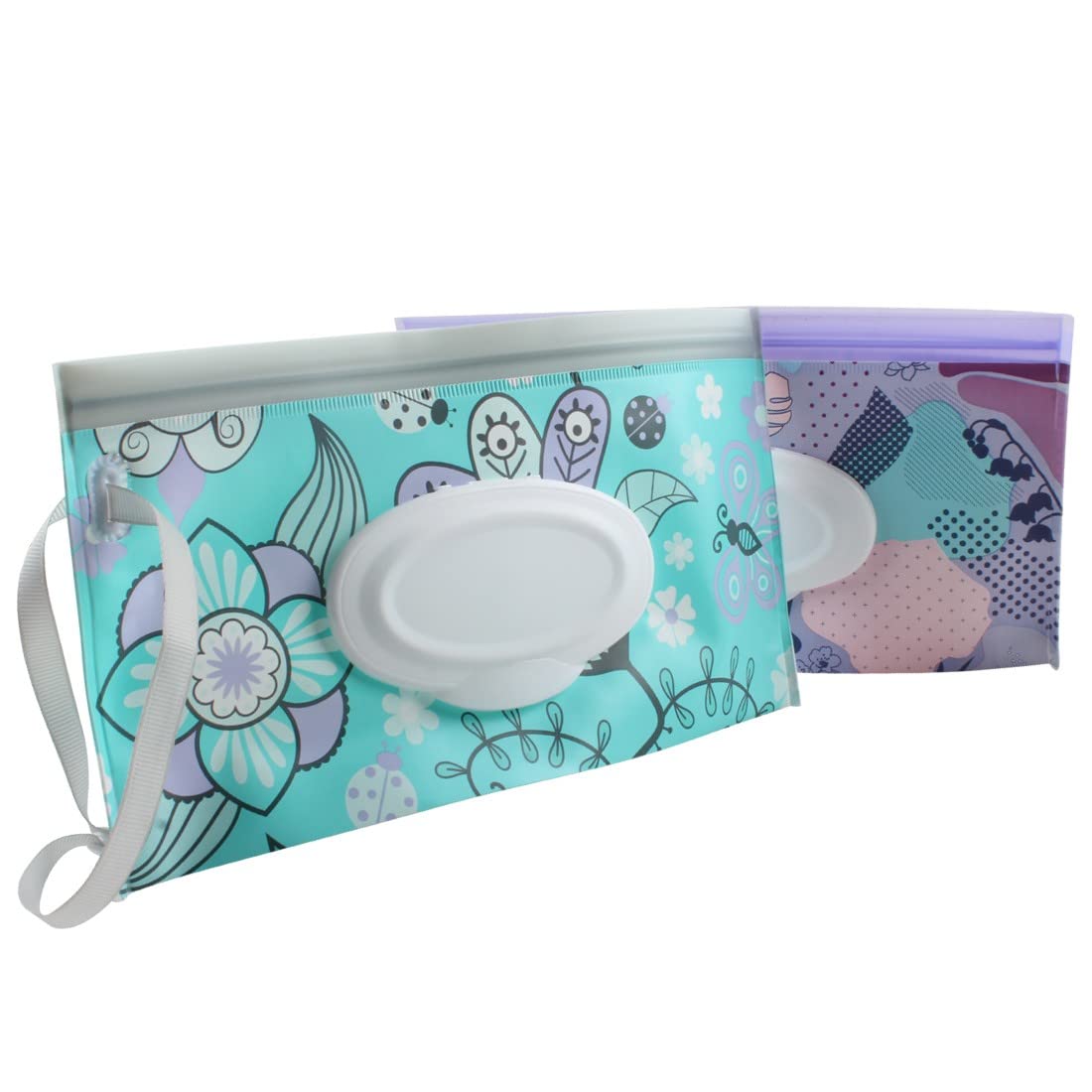 Porta Salviette Umidificate Con Coperchio - Scatola Dispenser Per Bagno, Auto, Ufficio - Design Verde