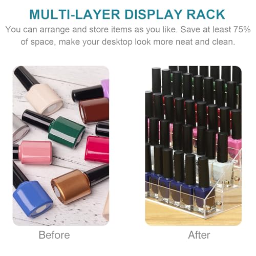 Étagère à vernis à ongles multi-usages présentoir acrylique maquillage - 5