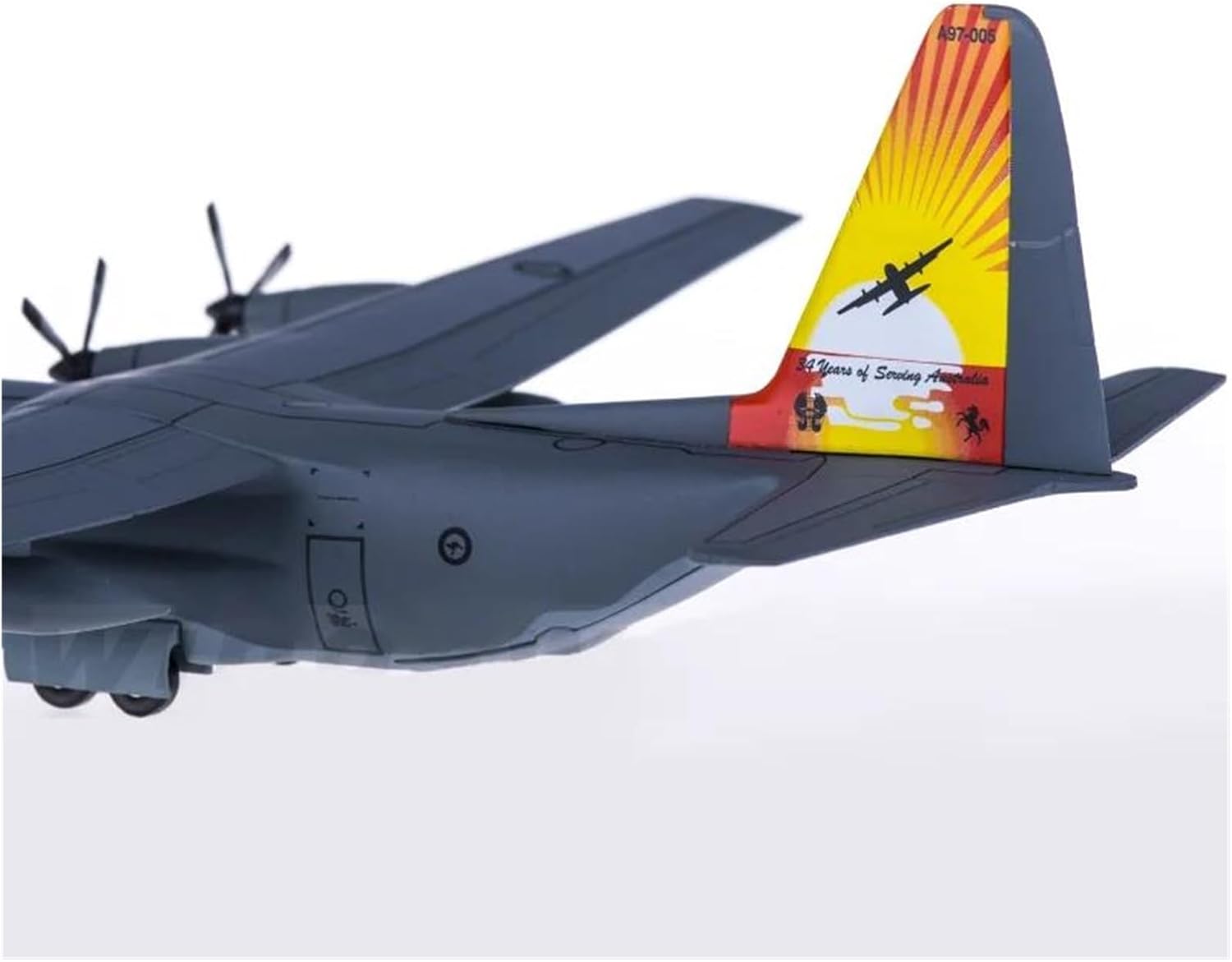1 200 for Raaf C-130 A97-005 No. 34 Miniature Die-cast Alloy Aircraft Model Souvenir Collection Gift Hobby Playgame Kit