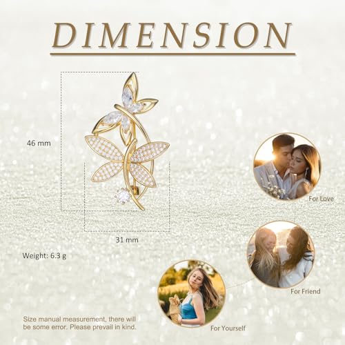 Image of Fashion Dragonfly Booch Pin Jewelry Gift for Women