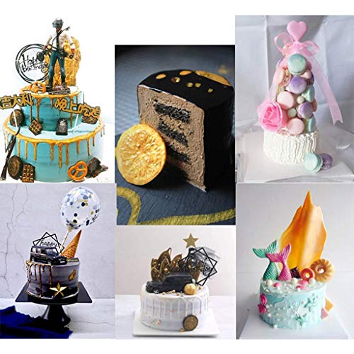 Edible Luster Dust - Baking decoration powder & Dust Food-Grade Luster Dust Gold Powder for Cake Fondant - Chocolate Decoration Flash Glitter Powder Baking Color Dust 10PCS - Thumbnail 5