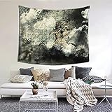 Ahxy Fullmetal Alchemist Tapestry Wall Hanging Edward Elric,Roy Mustang,Winry Rockbell Wall Tapestry...