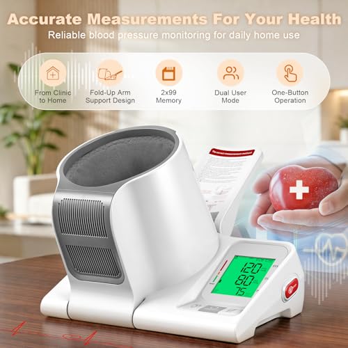 Image of 52HZ Barrel-Type Upper Arm Blood Pressure Monitor, Fits 7.1 inch-16.5 inch