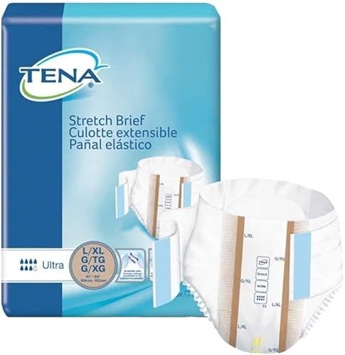 MCK78033101 - Incontinente adulto Breve Tena Stretch Ultra Tab Cierre LargeX-Large Desechable Pesada Absorbencia