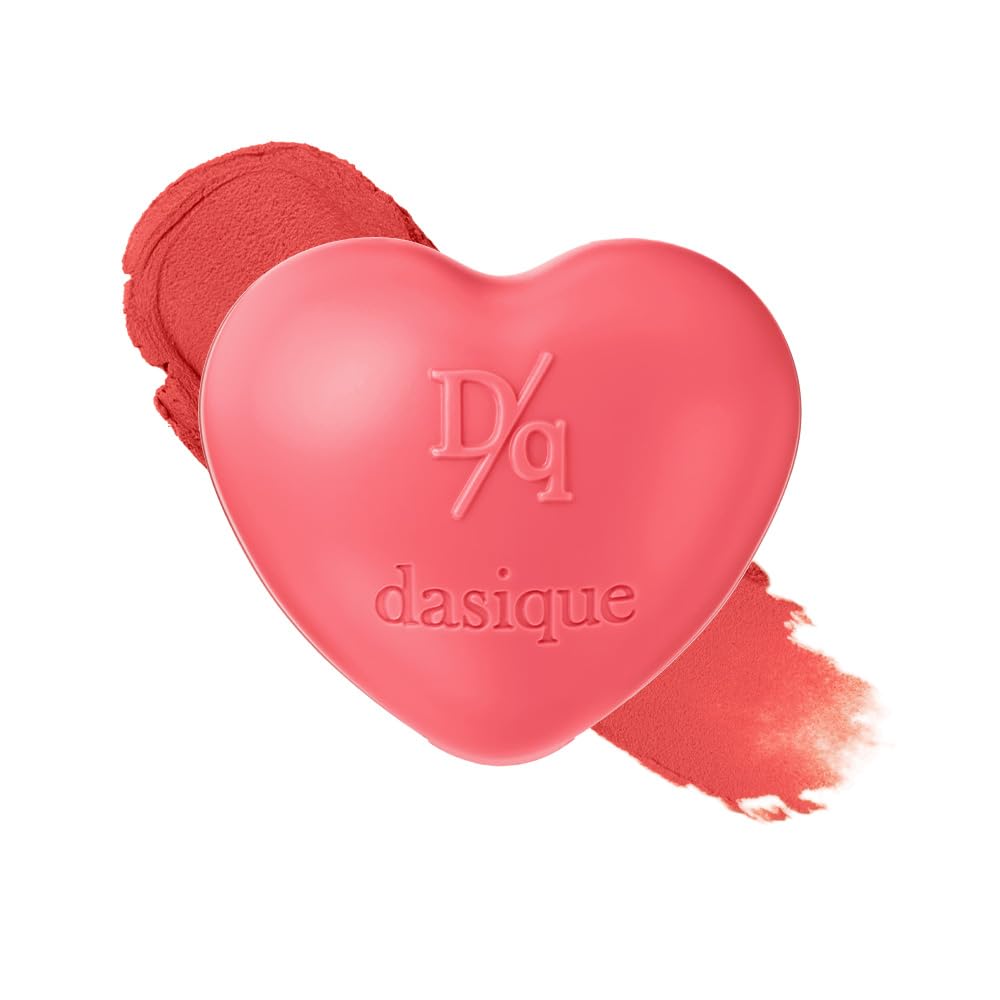 Dasique Souffle Color Pot #19 Peach Gelato - Makeup Blush, Buildable Silky-Smooth Texture, Built-In Mini Brush, Multi-Use For Cheek and Lip