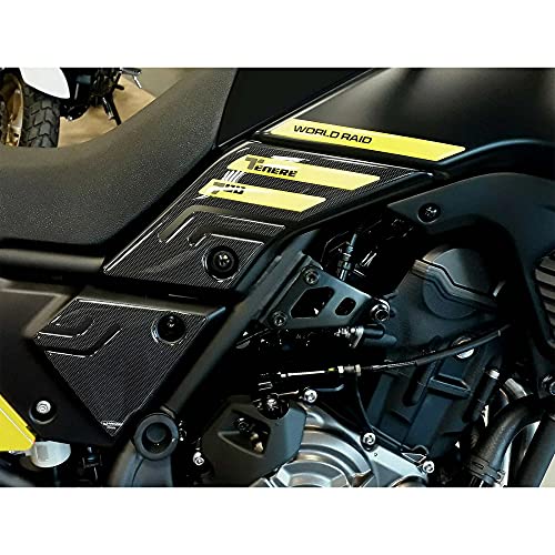 labelbike - Stickers Kit Gel 3D Guards Side Motorcycle compatible with Yamaha Keep 700 - Yellow
