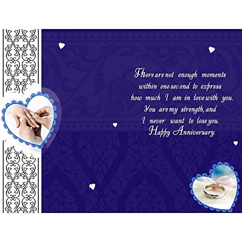Alwaysgift Happy Anniversary Wishes Greeting Card For Wife,Girlfriend Romantic Marriage Anniversary Gift for Wife Special 1