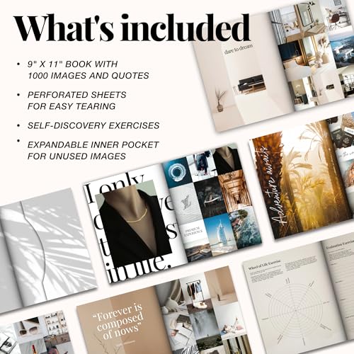 image for Bold Tuesday Vision Board Book Magazine for Women - 1000+ Diverse Pict