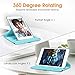 Fintie Rotating Case for iPad Mini 5th Generation 2019 / iPad Mini 4 (7.9 Inch) - 360 Degree Rotating Smart Stand Protective Back Cover, Auto Sleep/Wake Feature, Emerald Marble