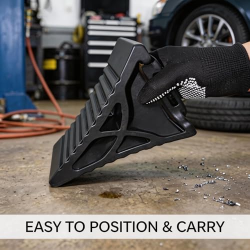 Image of Rubber Wheel Chocks for RV Trailer