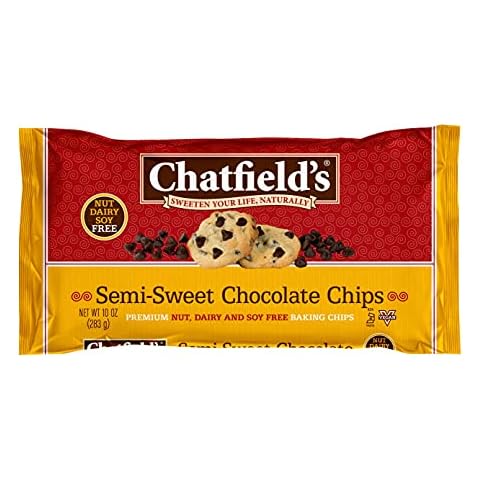 Chatfields Semi-Sweet Chocolate Chips - Nut, Dairy and Soy Free Vegan Baking Chips Cover