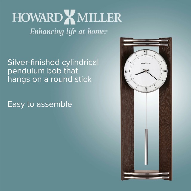 Amazon.com: Howard Miller Deco Wall Clock 625-695 – Black Coffee
