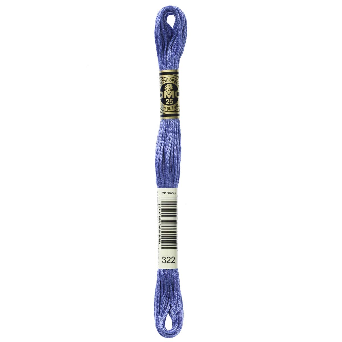 DMC Embroidery Floss Mouline Stranded Cotton Thread for Hand Embroidery and Sewing - Colour No: 322-4 x 8m Skeins