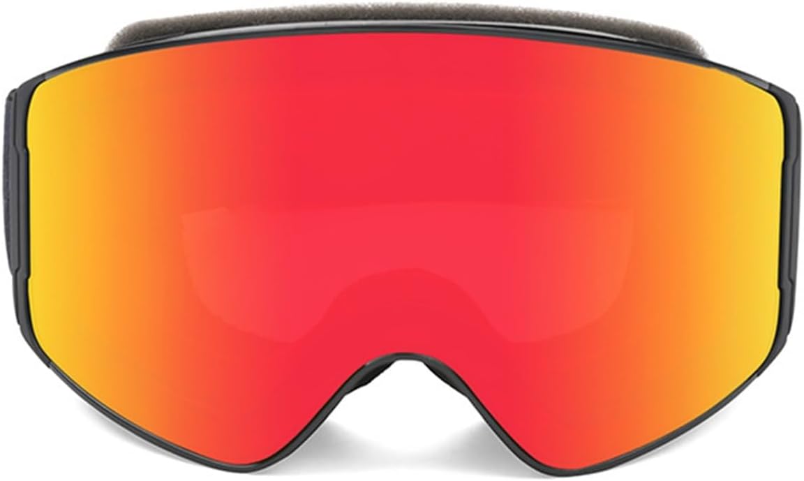 Magnetic Cylindrical Ski Goggles - Double-layer Anti-fog Snow Goggles with Removable Lenses, Ski Goggles