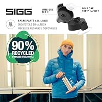 SIGG - Edelstahl Trinkflasche - Shield ONE Brushed - Für Kohlensäurehaltige Getränke Geeignet - Auslaufsicher - Federleicht - BPA-frei - Outdoor & Fitness - 0,75L – Ansicht 4