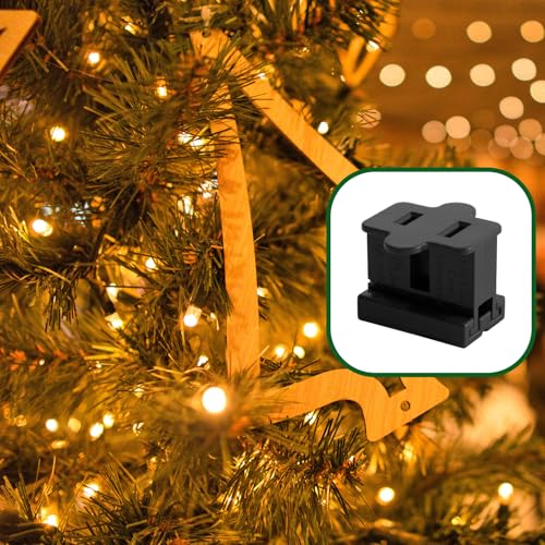 Image of 25 Pack SPT-1 Vampire Plug Slip Zip Gilbert Female Plug for Christmas Lights Sets (SPT-1 Black Female)