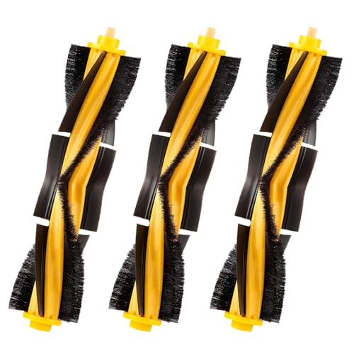 3 Stück Walzenbürsten Hauptbürste Ersatzteile mit Reinigungsbürste Staubsauger zubehör Sets für Saugroboter Ecovacs DEEBOT OZMO 920 950 T8 AIVI Max T9 T5 N5 N7 N8+ N8 Pro DX55 DX93 DJ65