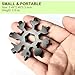 Stocking Stuffers for Men, Snowflake Multitool 2PCS 18 in 1 Stainless Steel Snowflake Multi Tool, Cool Gadgets for Outdoor Travel Camping Daily