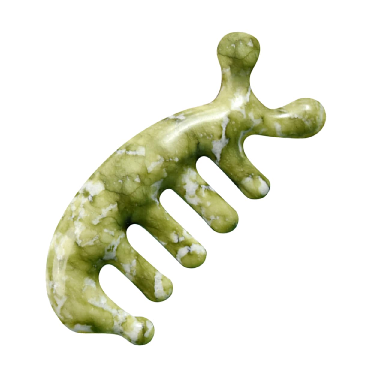 FRCOLOR 3piezas Masajeador De Cabelludo De Jade Cepillo De Masaje Para Cabeza Herramienta De Masajeador Portátil Para Aliviar La Tensión