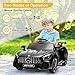 Winado 12V Ride on Car, Licensed Mercedes Benz AMG GTR Battery Powered Electric Vehicle, w/Parent Remote, Wider Seat, LED Lights, Openable Doors, MP3 Player, Smooth Start, 3 Speeds - Black