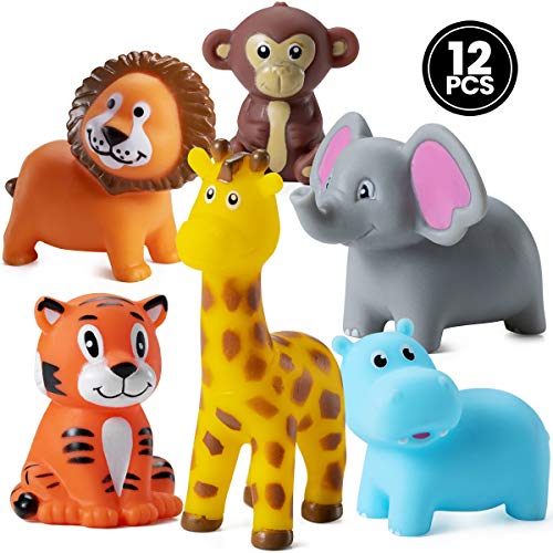 jungle animal bath toys