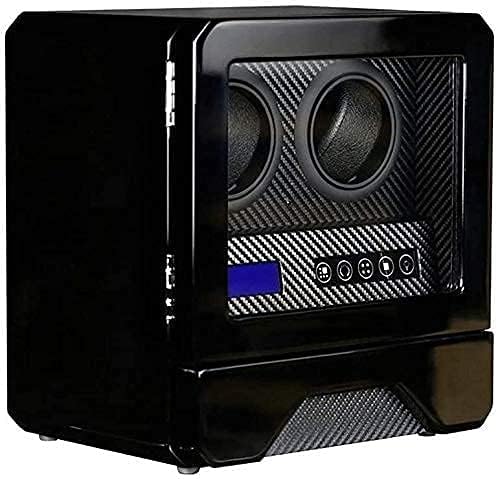 Watch Winders Automatic Watch Winder 2 Watches + 2 Storage Position with Drawer Touch LCD Digital Display Illumination Quiet Motor Watch Winder