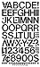 Chartpak Self-Adhesive Vinyl Capital Letters and Numbers, 1 Inch High, Black, 88 per Pack (01030)
