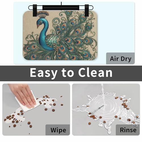 Tapis de nourriture pour chien lavable au lave-vaisselle et étanche - 6